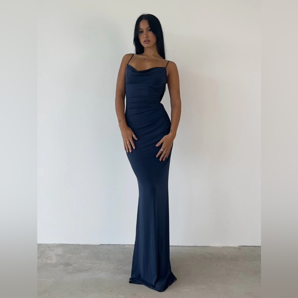 Katie May Surreal Dress — Navy (Medium)